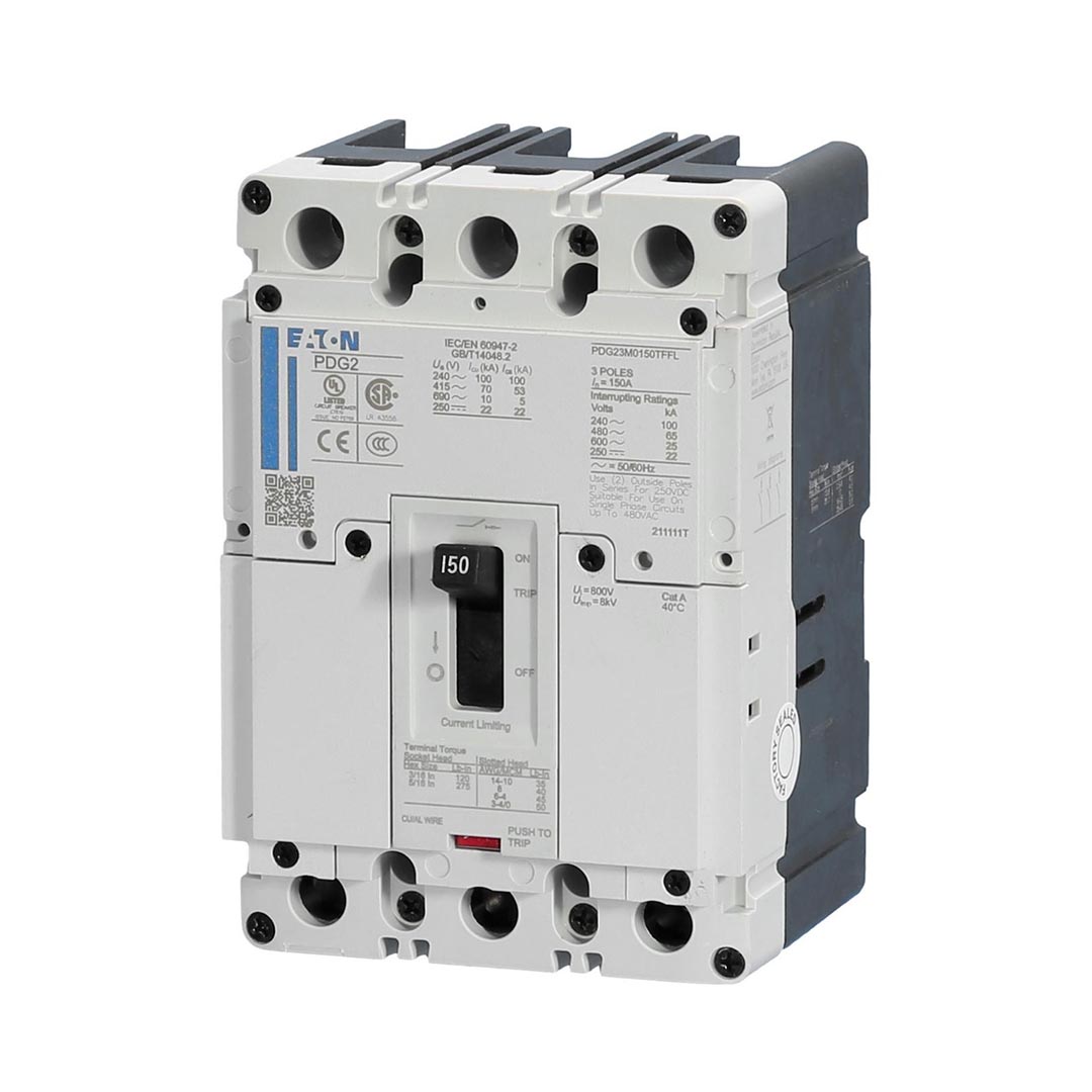 PDG23M0150TFFL Power Defense Circuit Breakers from Eaton PDG23M0150TFFL Power Defense Circuit Breakers from Eaton